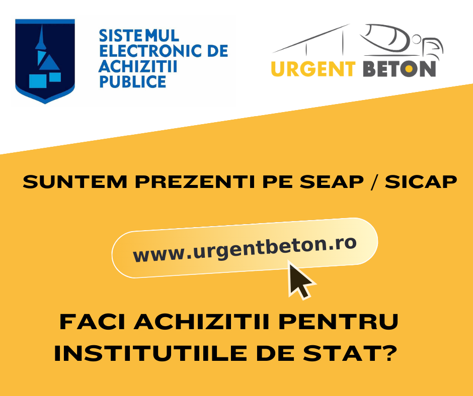 Beton la Cifa Usor de Achizitionat prin SEAP