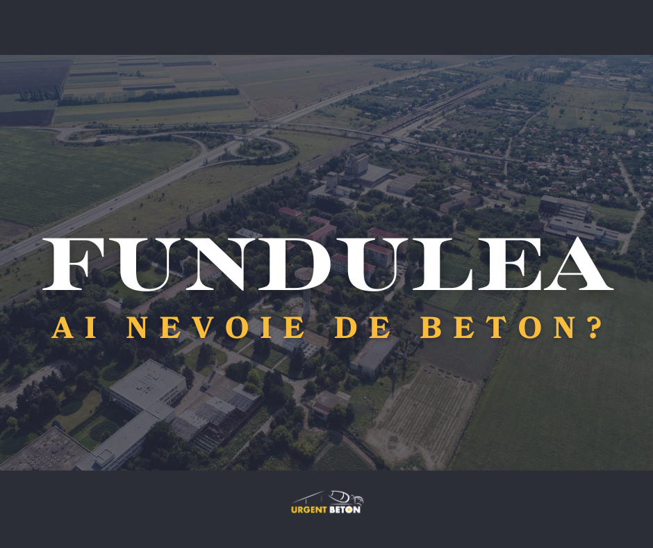 Livrare beton la cifa in Fundulea si imprejurimi organizat si fara stres