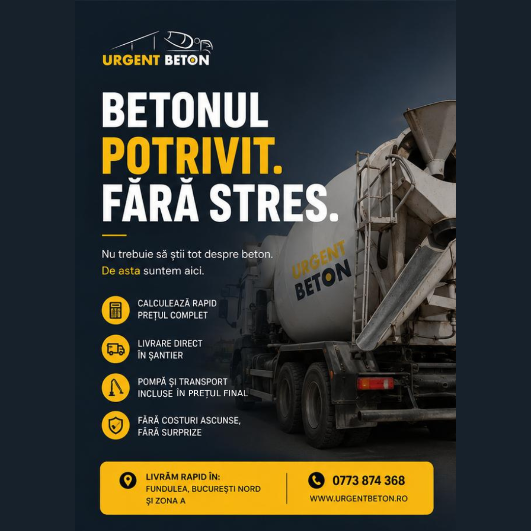 Cand ai nevoie de livrare rapida de beton si cum eviti intarzierile pe santier | Urgent Beton