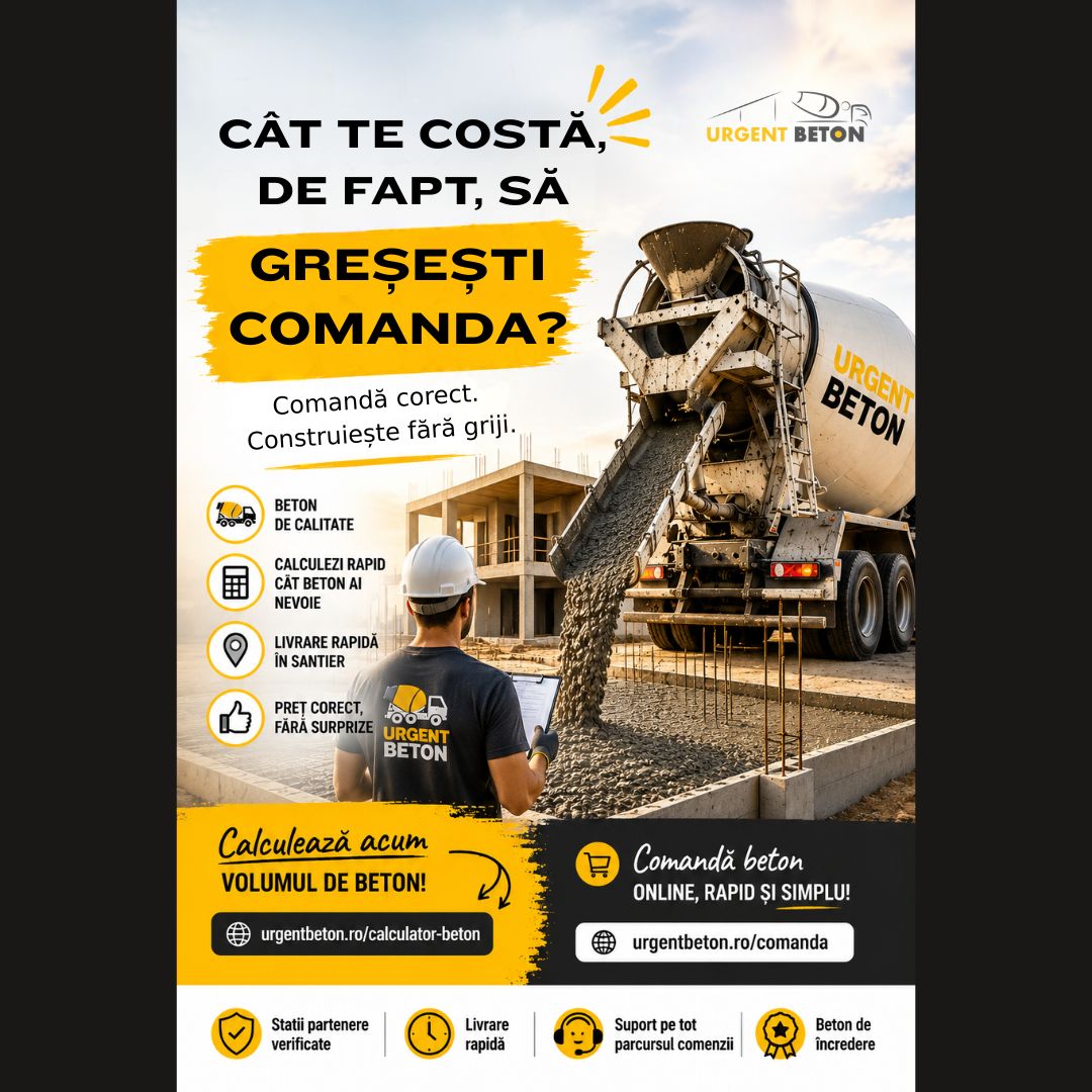 Cat te costa, de fapt, sa gresesti comanda de beton? Ghid complet pentru o constructie fara surprize